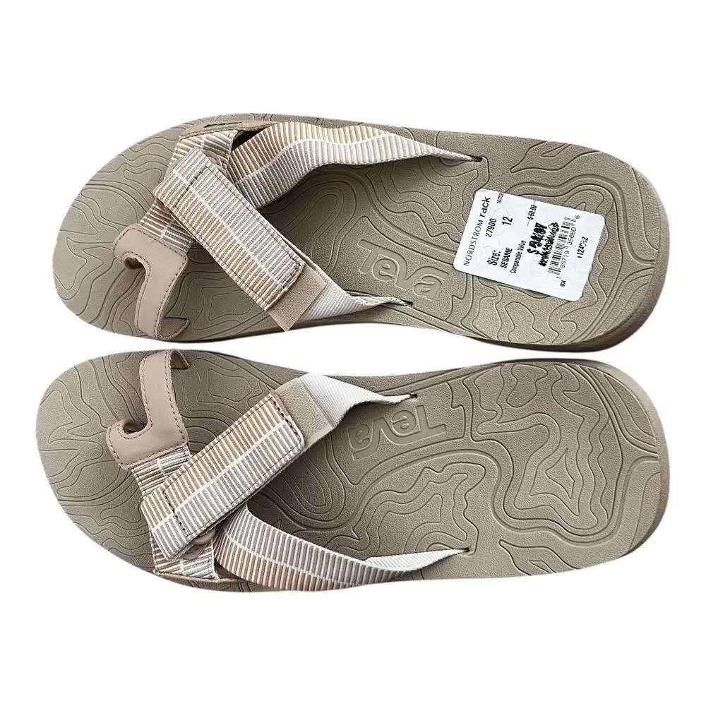 Teva Revive 95 Slide Sandals In Sesame Men Size 12
